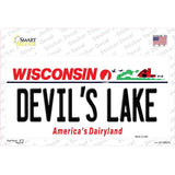 Devils Lake Wisconsin Novelty Sticker Decal Small