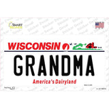 Grandma Wisconsin Novelty Sticker Decal Small