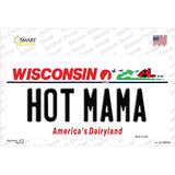 Hot Mama Wisconsin Novelty Sticker Decal Small