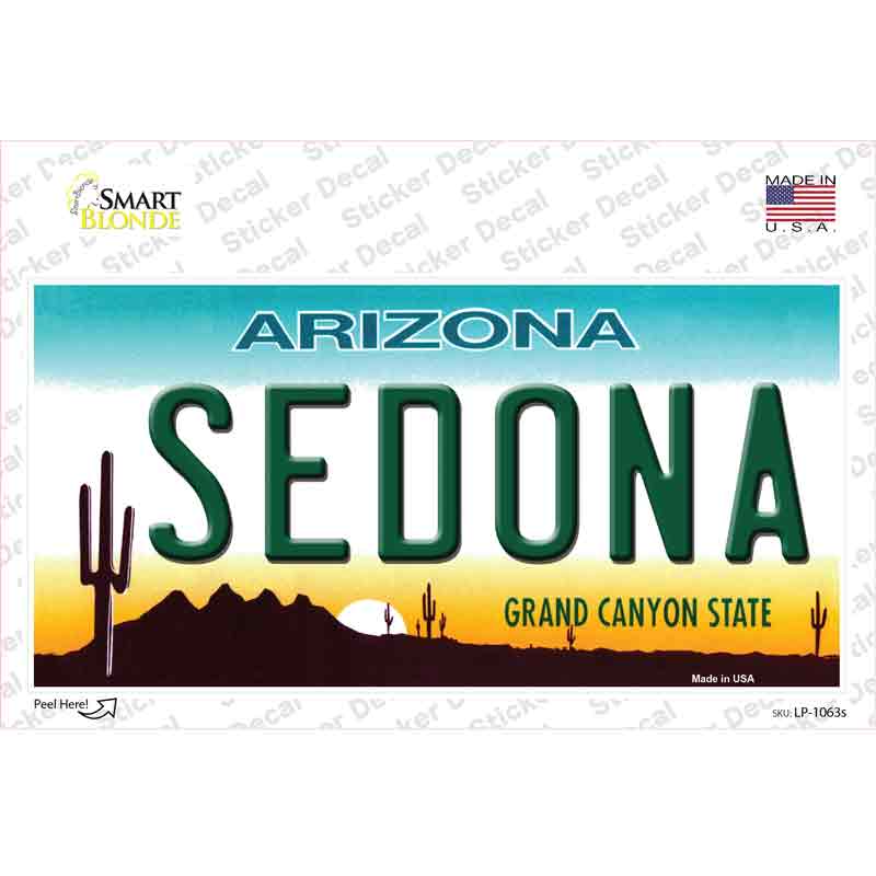 Sedona Arizona Novelty Sticker Decal Small