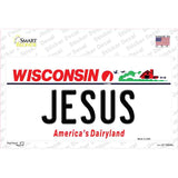 Jesus Wisconsin Novelty Sticker Decal Small