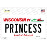 Princess Wisconsin Novelty Sticker Decal Small