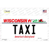 Taxi Wisconsin Novelty Sticker Decal Small