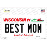 Best Mom Wisconsin Novelty Sticker Decal Small