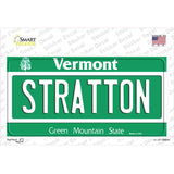 Stratton Vermont Novelty Sticker Decal Small