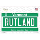 Rutland Vermont Novelty Sticker Decal Small