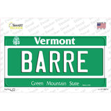 Barre Vermont Novelty Sticker Decal Small