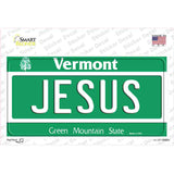 Jesus Vermont Novelty Sticker Decal Small