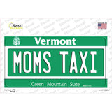 Moms Taxi Vermont Novelty Sticker Decal Small