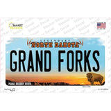 Grand Forks North Dakota Novelty Sticker Decal Small