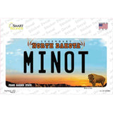 Minot North Dakota Novelty Sticker Decal Small