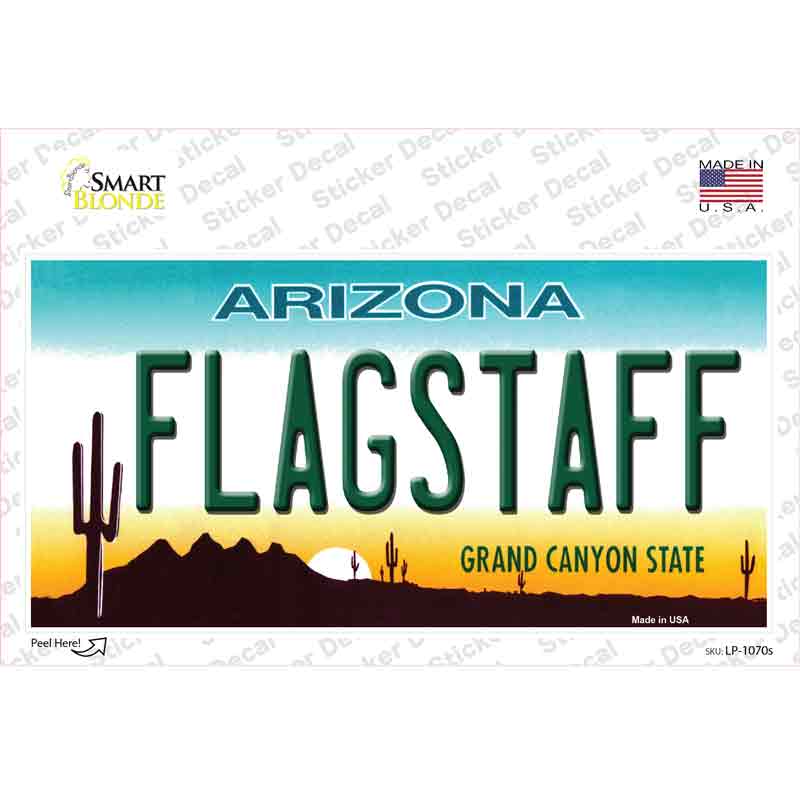 Flagstaff Arizona Novelty Sticker Decal Small