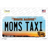 Moms Taxi North Dakota Novelty Sticker Decal Small