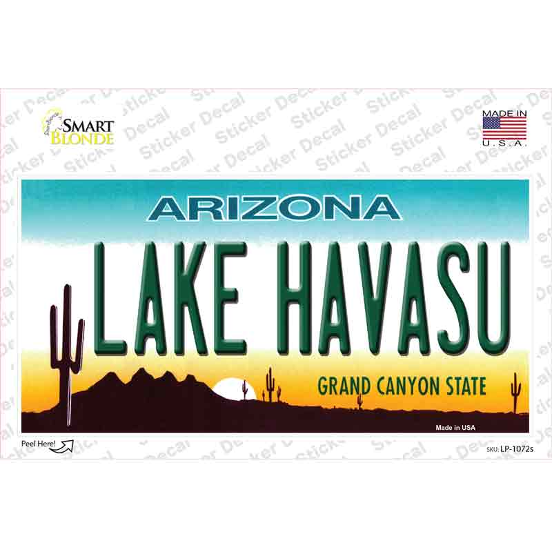 Lake Havasu Arizona Novelty Sticker Decal Small