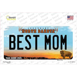 Best Mom North Dakota Novelty Sticker Decal Small