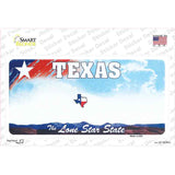 Texas New State Novelty Sticker Decal Small