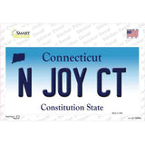 N Joy CT Connecticut Novelty Sticker Decal Small