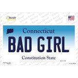 Bad Girl Connecticut Novelty Sticker Decal Small