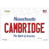 Cambridge Massachusetts Novelty Sticker Decal Small