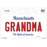 Grandma Massachusetts Novelty Sticker Decal Small