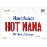 Hot Mama Massachusetts Novelty Sticker Decal Small