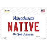 Native Massachusetts Novelty Sticker Decal Small