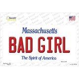 Bad Girl Massachusetts Novelty Sticker Decal Small