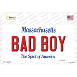 Bad Boy Massachusetts Novelty Sticker Decal Small