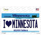 I Love Minnesota Novelty Sticker Decal Small