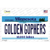 Golden Gophers Minnesota State Novelty Sticker Decal Small