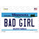 Bad Girl Minnesota State Novelty Sticker Decal Small