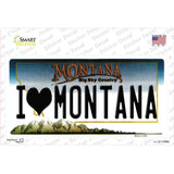 I Love Montana State Novelty Sticker Decal Small