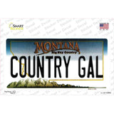 Country Gal Montana State Novelty Sticker Decal Small