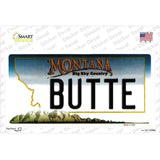 Butte Montana State Novelty Sticker Decal Small