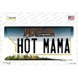 Hot Mama Montana State Novelty Sticker Decal Small