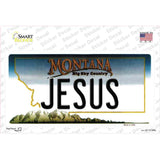 Jesus Montana State Novelty Sticker Decal Small