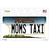 Moms Taxi Montana State Novelty Sticker Decal Small