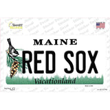 Red Sox Maine Novelty Sticker Decal Small