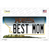 Best Mom Montana State Novelty Sticker Decal Small