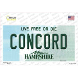 Concord New Hampshire State Novelty Sticker Decal Small