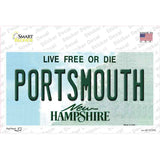 Portsmouth New Hampshire State Novelty Sticker Decal Small