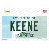 Keene New Hampshire State Novelty Sticker Decal Small