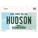 Hudson New Hampshire State Novelty Sticker Decal Small