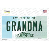 Grandma New Hampshire State Novelty Sticker Decal Small