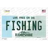 Fishing New Hampshire State Novelty Sticker Decal Small