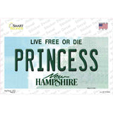 Princess New Hampshire State Novelty Sticker Decal Small