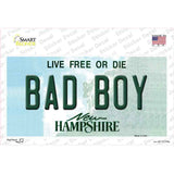 Bad Boy New Hampshire State Novelty Sticker Decal Small