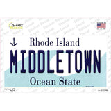 Middletown Rhode Island State Novelty Sticker Decal Small