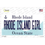 Rhode Island Girl Rhode Island State Novelty Sticker Decal Small