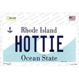 Hottie Rhode Island State Novelty Sticker Decal Small